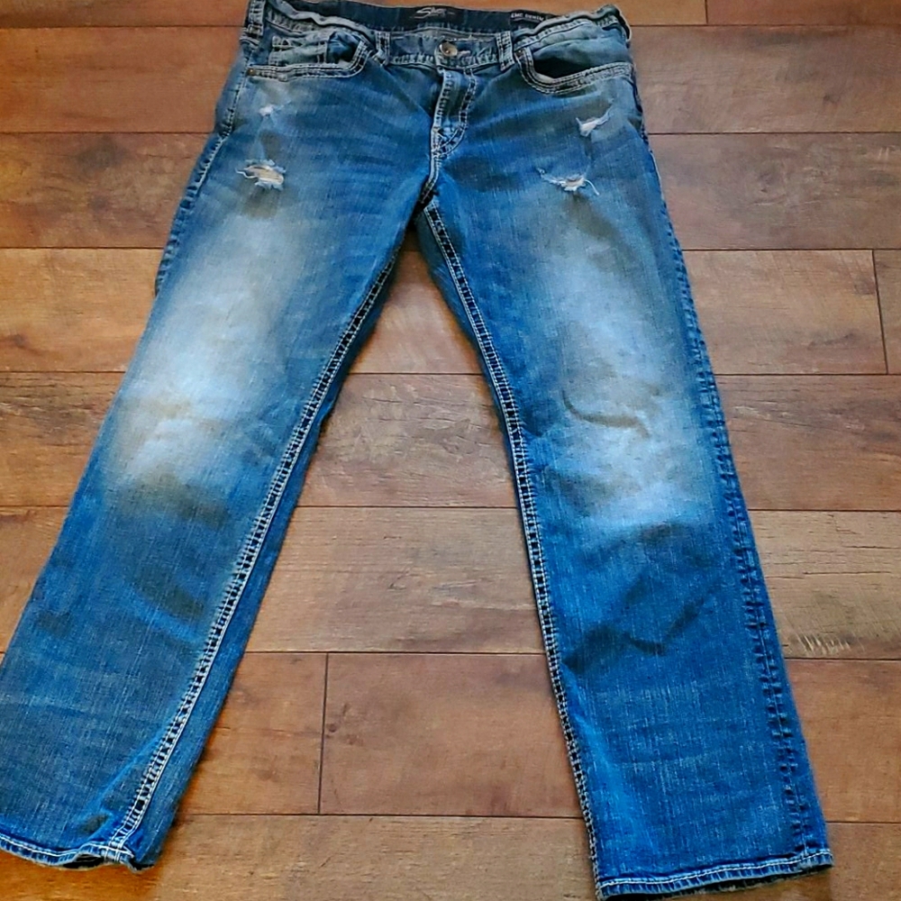 Silver jeans